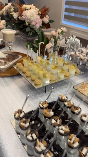 A table of treats from Tzippi C’s Instagram